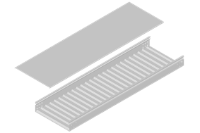 Solid Corrugated Cable Tray