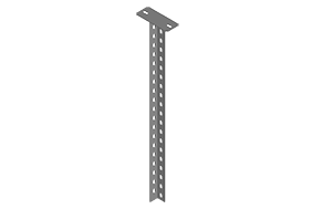 Column with L Type Steel Rail