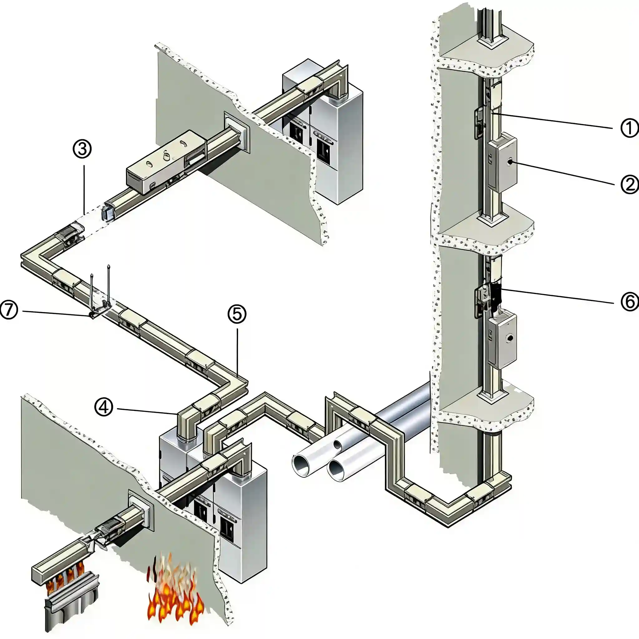 Busway system diagram